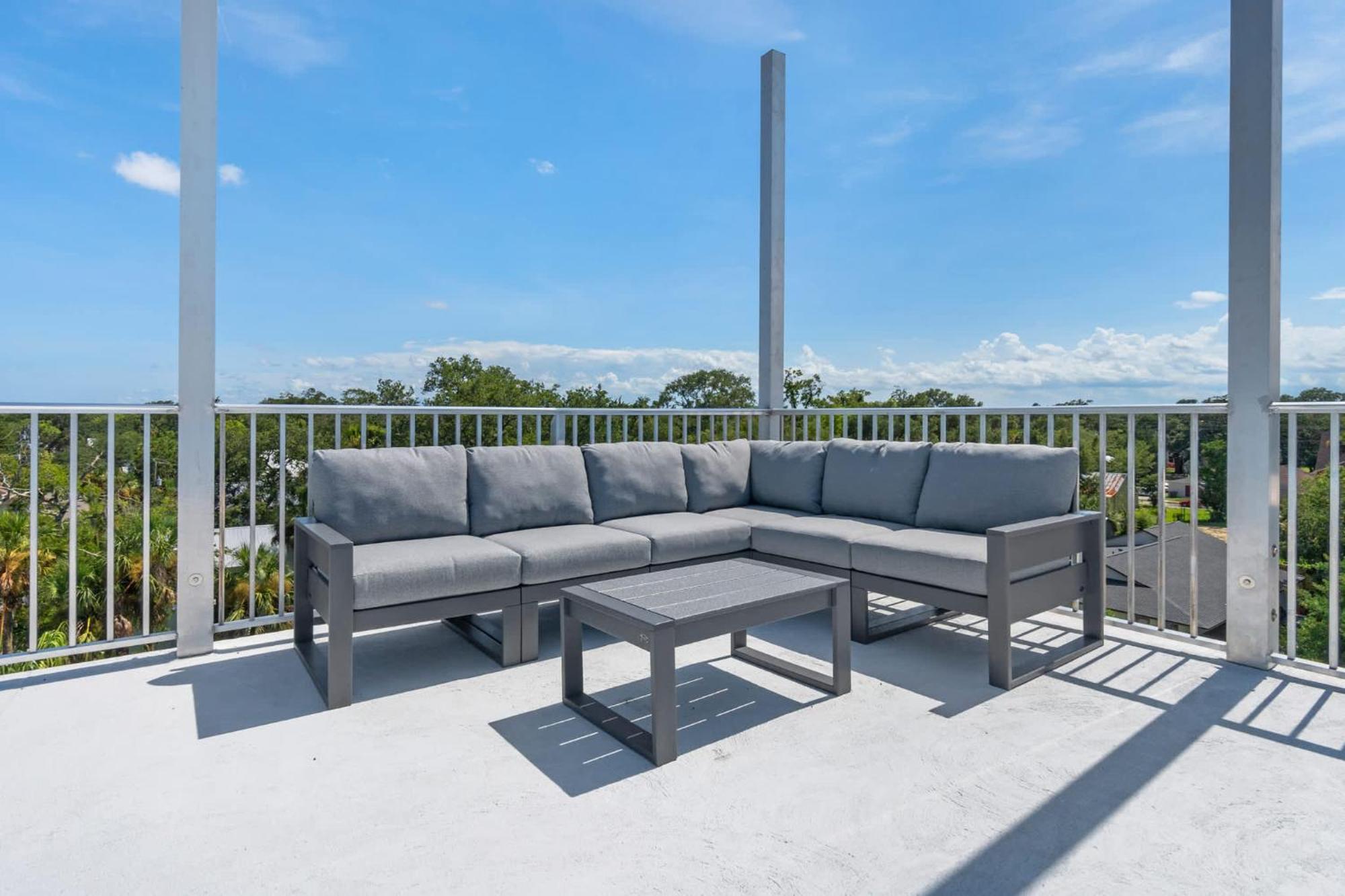 The Ray - Penthouse Suite - 360° Rooftop View St. Augustine Exterior foto